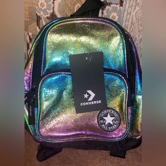 Converse All Star ⭐️ Chuck Taylor Mini backpack holographic color - Picture 3 of 10